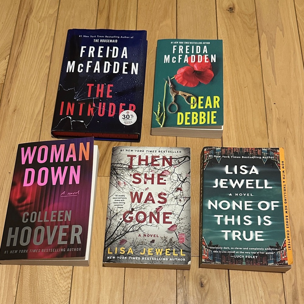 Book lot set of 5